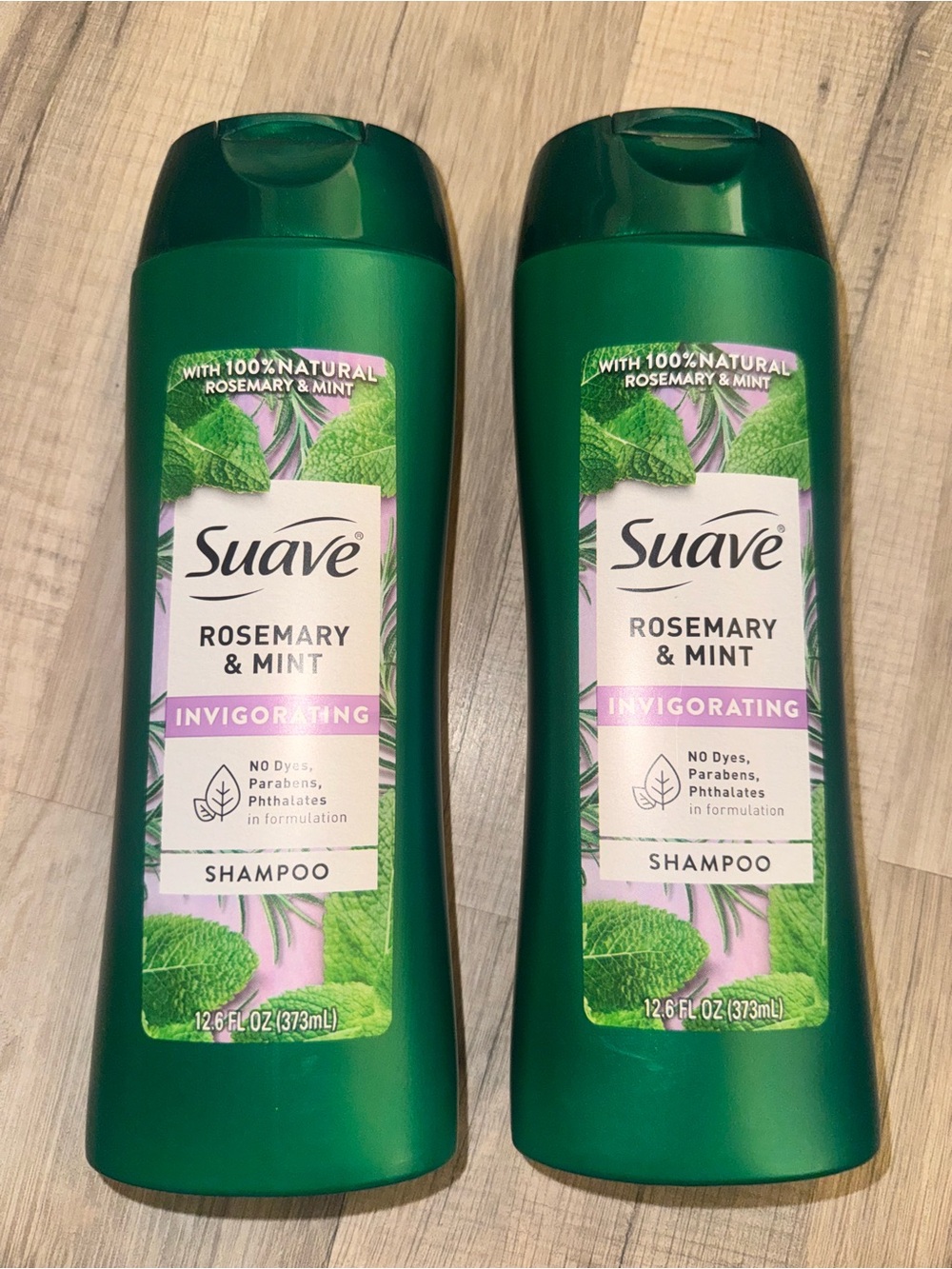 Suave Rosemary & Mint Invigorating Shampoo - Green 2pk